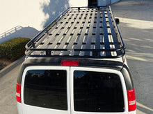Load image into Gallery viewer, Aluminess Roof Rack for Chevy Express and GMC Savana Vans — 2003 and Newer — Lead time ~4 to 6 weeks