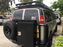 Load image into Gallery viewer, Aluminess Aluminum Rear Bumper for Chevy Express and GMC Savana Vans — 2003 to Current Year — most ship within 2 weeks