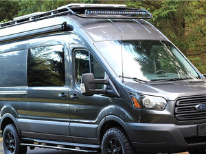 Aluminess Roof Rack for Ford Transit 148, High Roof, Standard Chassis — 2015 and newer — Lead time ~4 to 6 weeks