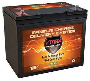 VMAX SLR85 12V 85AH Deep Cycle AGM Solar Battery