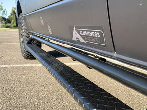 Aluminess Nerf Bar for Mercedes Sprinter Van — 2007 to Current (sold in pairs) — Lead time ~4 to 6 weeks