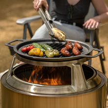 Load image into Gallery viewer, Solo Stove Cast Iron Cooking System for Yukon Fire Pit (Griddle, Grill, or Wok)