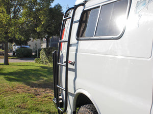 Aluminess Ladder for Chevy Express and GMC Savana Vans — 2003 and Newer — most ship within 2 weeks