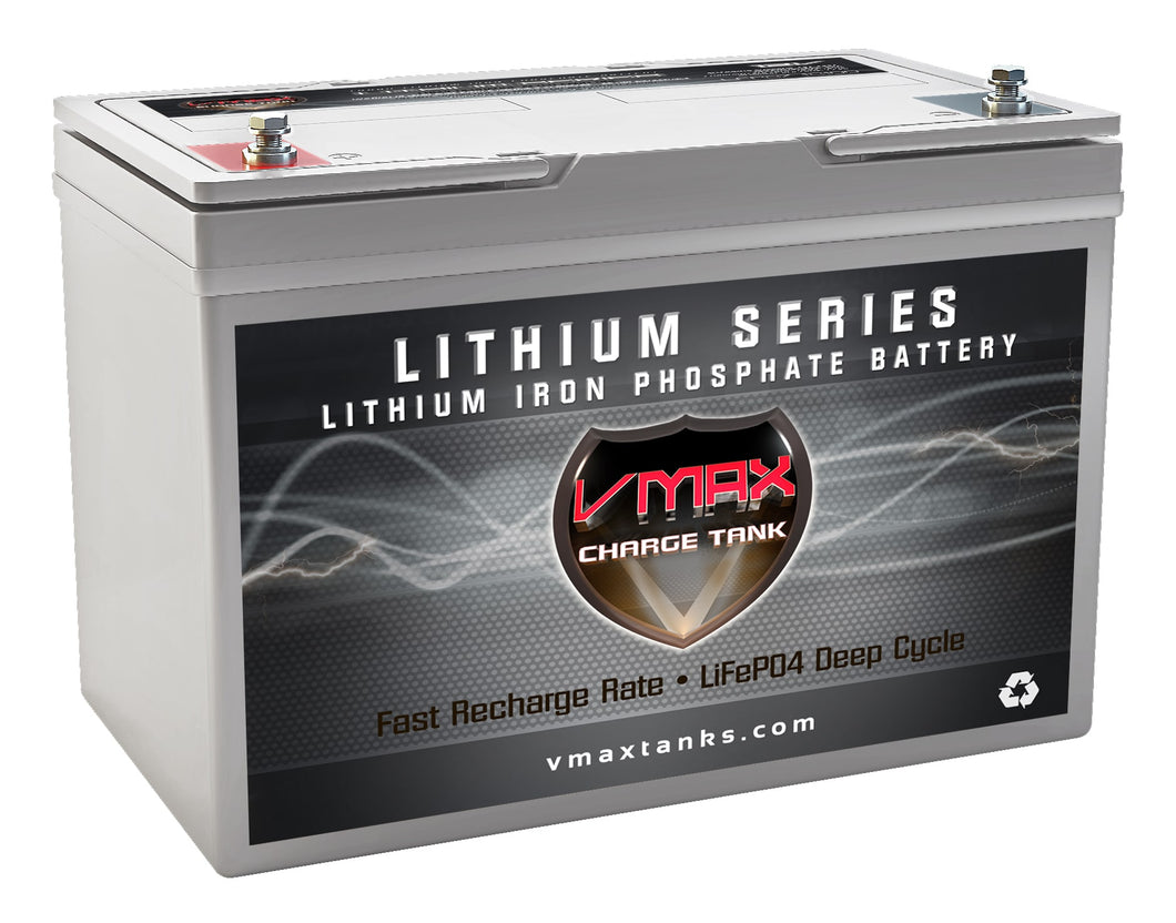 VMAX LFP27-12100 LiFePO4 Li-Ion 12V 100AH Deep Cycle Battery