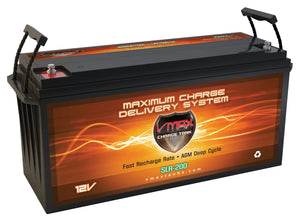VMAX SLR200 Group 4D 12V 200Ah Deep Cycle, High Performance AGM Solar Battery