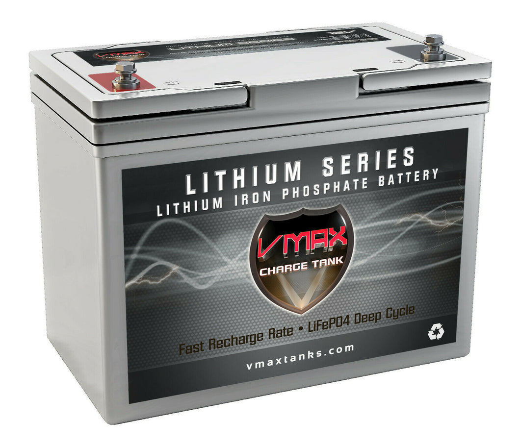 VMAX LFP24-1265 LiFePO4 Li-Iron 12V 65AH Deep Cycle Lithium Battery