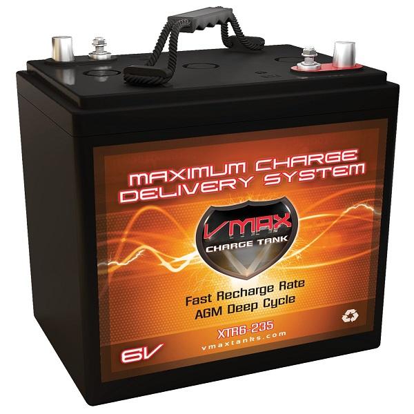 VMAX XTR6-235 6Volts 235AH Deep Cycle, XTREME AGM Battery - on backorder, call or lead time